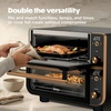 Ninja Double Oven Pro Smart XL, 30.2 Qt, 12-in-1, Stainless Steel, DCT801 | DualZone, Smart Finish, Fits 4.5 lb chicken, Air fry, bake, broil, roast, toast, pizza(Onyx)