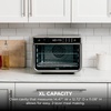 Ninja Double Oven Pro Smart XL, 30.2 Qt, 12-in-1, Stainless Steel, DCT801 | DualZone, Smart Finish, Fits 4.5 lb chicken, Air fry, bake, broil, roast, toast, pizza(Silver/Piano Black)