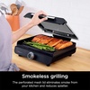 Ninja GR100 Sizzle Smokeless Indoor Grill (Renewed) Bundle with 2 Year Enhanced Protection Pack