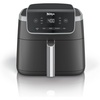 Ninja Air Fryer Pro, 5 Qt, 5-in-1, Stone, AF142SD | Air fry, bake, roast, reheat, dehydrate, 1750W, 400F max, Fits 4 lbs fries, Dishwasher-safe(Black)