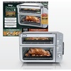 Ninja DCT451 12-in-1 Smart Double Oven with FlexDoor, Thermometer, FlavorSeal, Smart Finish, Rapid Top Convection and Air Fry Bottom , Stainless Steel | Smart Cook thermometer, FlavorSeal, Smart Finish, Air fry, bake, broil, roast, pizza(12-in-1 Prestige)