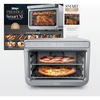 Ninja DCT451 12-in-1 Smart Double Oven with FlexDoor, Thermometer, FlavorSeal, Smart Finish, Rapid Top Convection and Air Fry Bottom , Stainless Steel | Smart Cook thermometer, FlavorSeal, Smart Finish, Air fry, bake, broil, roast, pizza(10-in-1 XL Prestige)