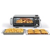 Ninja Digital Air Fry Countertop Oven, 8-in-1, XL, Silver, SP101 | Air fry, air roast, broil, bake, toast, bagel, dehydrate, keep warm, 1800W, Flip up & away(13-in-1 Flip Oven XL)