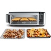 Ninja Digital Air Fry Countertop Oven, 8-in-1, XL, Silver, SP101 | Air fry, air roast, broil, bake, toast, bagel, dehydrate, keep warm, 1800W, Flip up & away(8-in-1 Flip Oven)