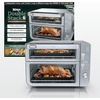 Ninja Double Oven, 12-in-1, FlexDoor, Stainless Steel, DCT401 | FlavorSeal, Smart Finish, Air fry, bake, broil, roast, toast, pizza, fits 6 lbs wings(12-in-1 XL Prestige)