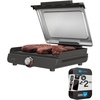 Ninja GR100 Sizzle Smokeless Indoor Grill (Renewed) Bundle with 2 Year Enhanced Protection Pack