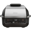 Ninja (Refurbished) EG201 Foodi 6-in-1 Indoor Grill with Air Fry, Roast, Bake, Broil, & Dehydrate, 2nd Generation, Black/Silver (Renewed)