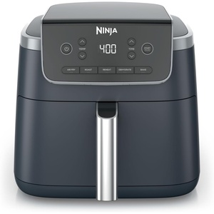 Ninja Air Fryer Pro, 5 Qt, 5-in-1, Stone, AF142SD | Air fry, bake, roast, reheat, dehydrate, 1750W, 400F max, Fits 4 lbs fries, Dishwasher-safe(Cyberspace)