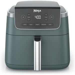 Ninja Air Fryer Pro, 5 Qt, 5-in-1, Stone, AF142SD | Air fry, bake, roast, reheat, dehydrate, 1750W, 400F max, Fits 4 lbs fries, Dishwasher-safe(Sage)