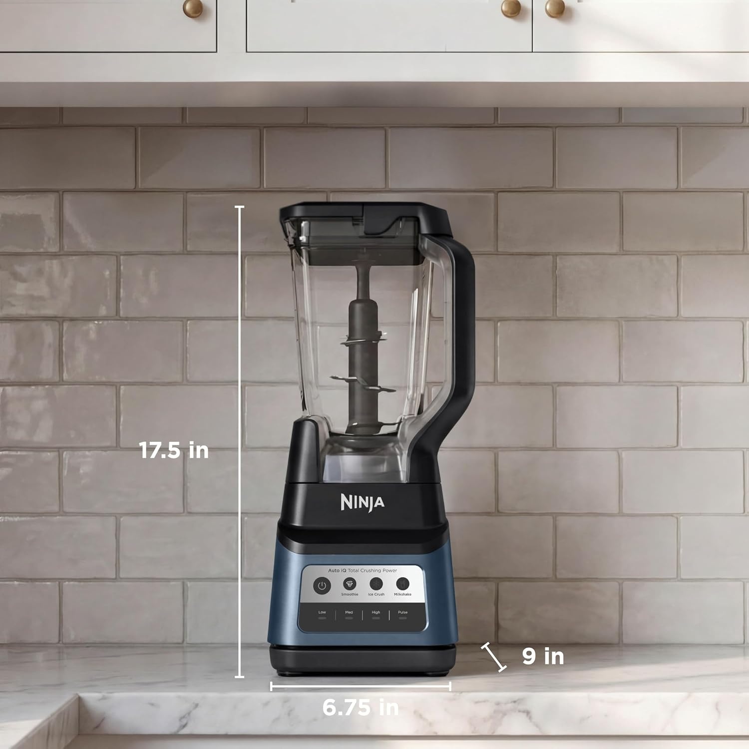 image:imageNinja BN751 Professional Plus DUO Blender 1400 Peak Watts 3 AutoIQ Programs for Smoothies Frozen Drinks amp Nutrient Extractions 72oz Total Crushing Pitcher amp 2 24 oz ToGo Cups Black 1400 peakwatt Total Crushing amp Extractor blades 3 AutoiQ programs for smoothies 72oz pitcher 2 24oz cupsPro Plus BlenderBlue