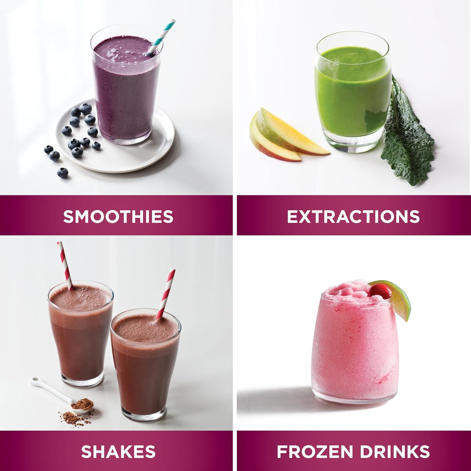 image:imageNinja Fit Compact Personal Blender 700W 2 16oz Cups QB3001SS 700watt base blends smoothies shakes amp frozen drinks 2 16oz togo cups w spout lids Dishwasher safePush to blend