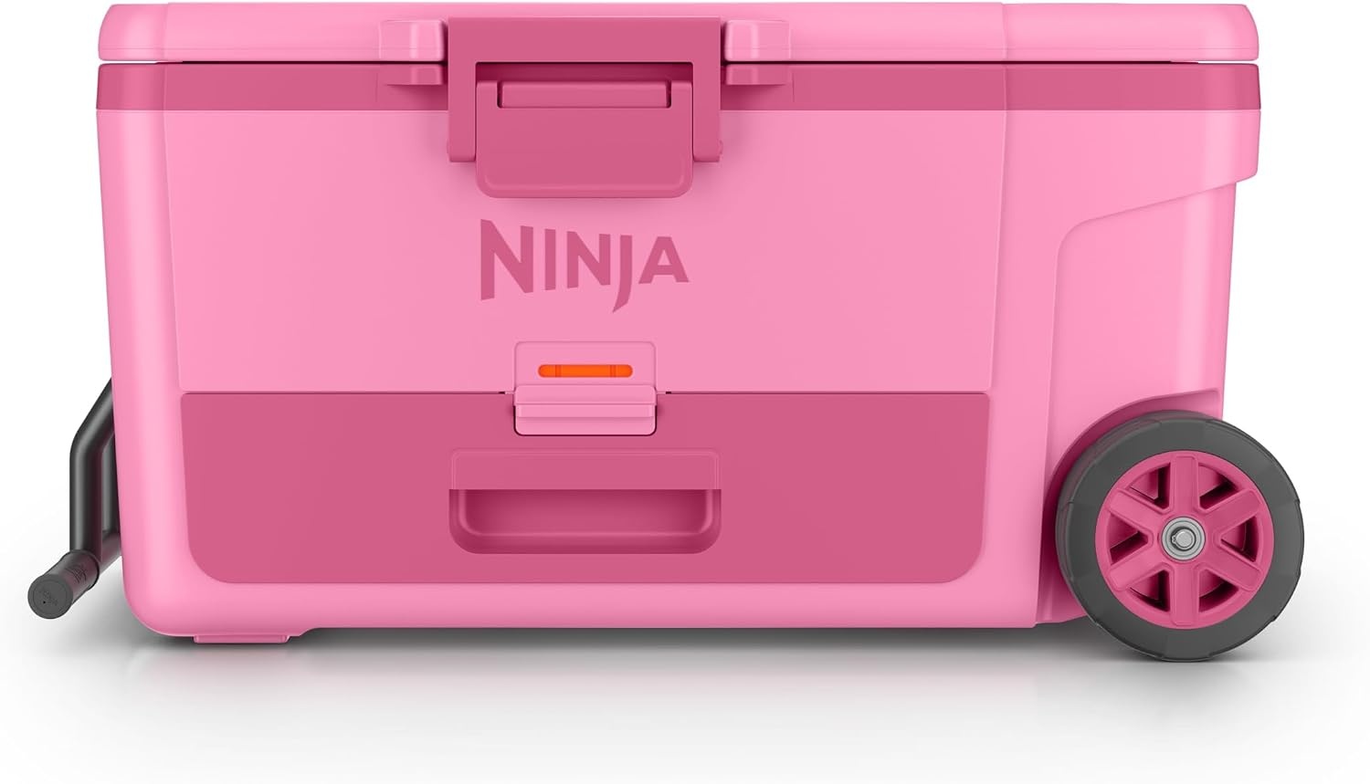 image:imageNinja FrostVault 45qt Cooler with Wheels Dry Storage Charcoal Gray Ninja FrostVaults 45qt capacity holds 68 cans keeps food cool amp dry and rolls easily on allterrain wheelsStrawberry Rhubarb