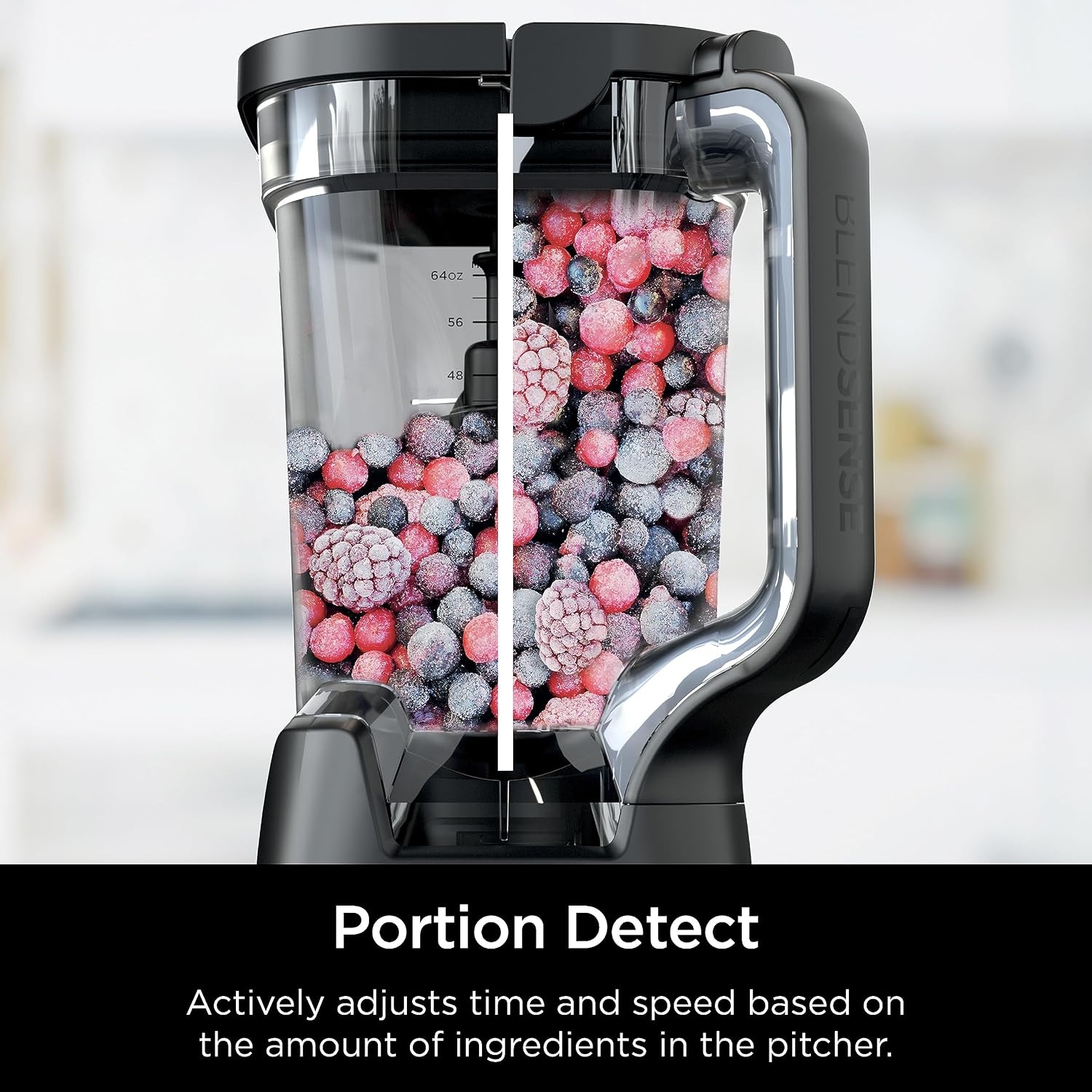 image:imageNinja Kitchen System BlendSense Tech 72 oz 1800PW Black TB401 BlendSense Tech for smoothies cookie dough salsa amp more 8cup processor bowl 24oz cup 1800 peak wattsNinja BlendSense Pro DUO