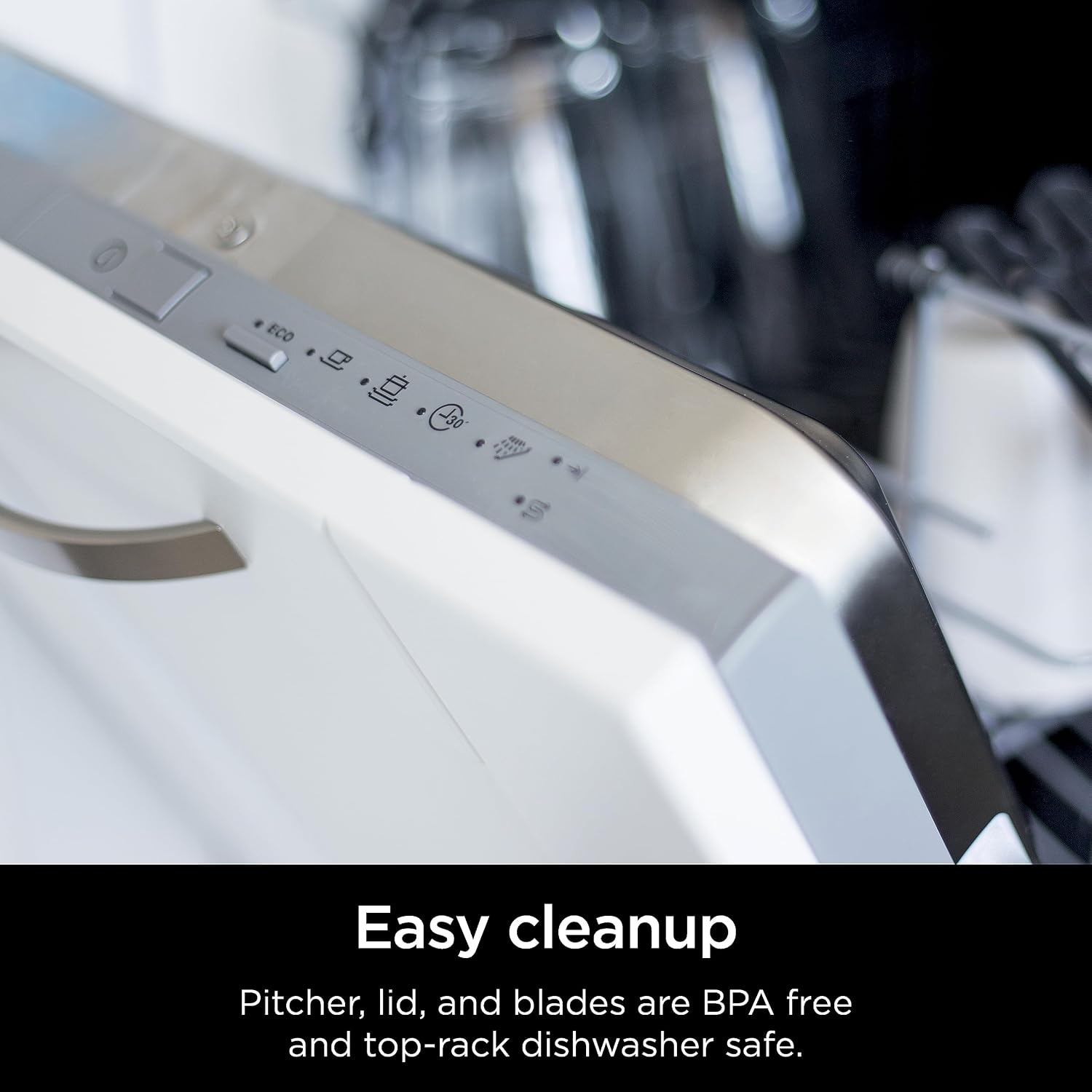 image:imageNinja Kitchen System BlendSense Tech 72 oz 1800PW Black TB401 BlendSense Tech for smoothies cookie dough salsa amp more 8cup processor bowl 24oz cup 1800 peak wattsNinja BlendSense