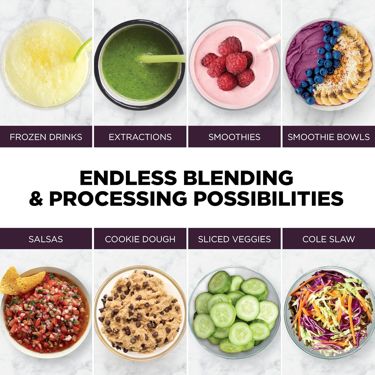image:imageNinja Kitchen System BlendSense Tech 72 oz 1800PW Black TB401 BlendSense Tech for smoothies cookie dough salsa amp more 8cup processor bowl 24oz cup 1800 peak wattsNinja BlendSense Pro Kitchen System