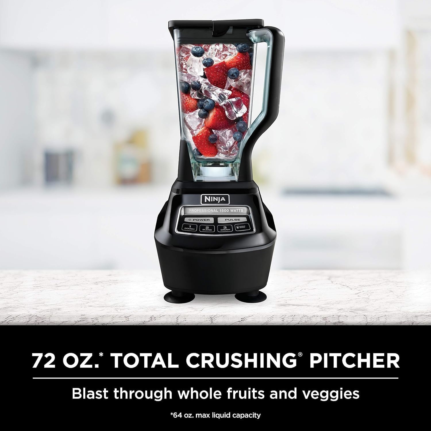 image:imageNinja Mega Kitchen System Blender Processor Nutri Ninja Cups BL770 Renewed