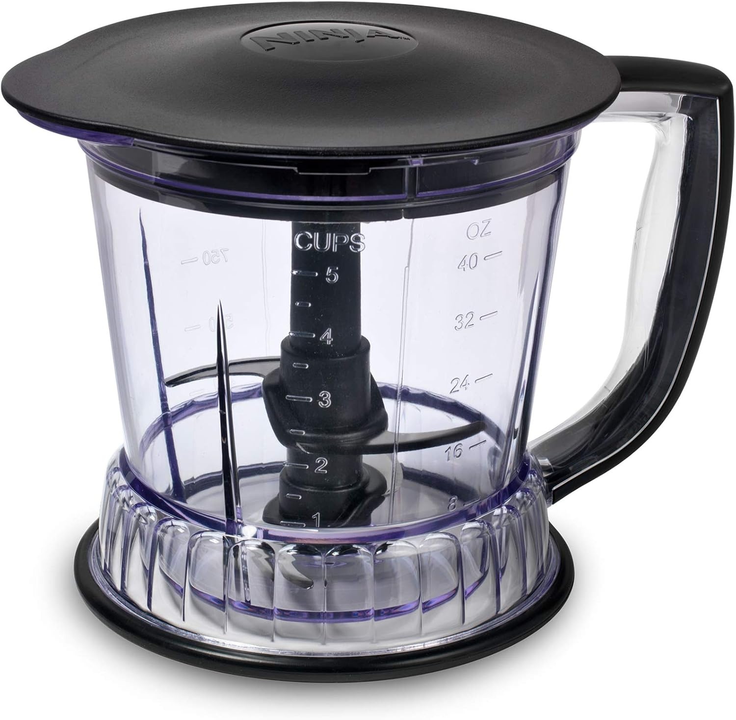 image:imageNinja QB1004 BlenderFood Processor with 450Watt Base 48oz Pitcher 16oz Chopper Bowl and 40oz Processor Bowl for Shakes Smoothies and Meal PrepBlackBlack