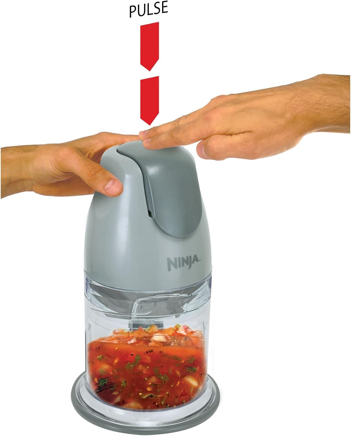 image:imageNinja QB1004 BlenderFood Processor with 450Watt Base 48oz Pitcher 16oz Chopper Bowl and 40oz Processor Bowl for Shakes Smoothies and Meal PrepBlackGray