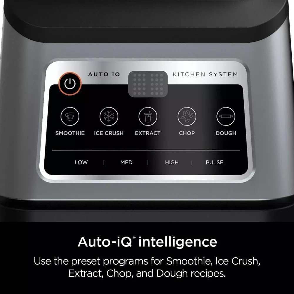 image:imageNinja RBN803TGT Professional Plus Kitchen Blender System and 8Cup Food Processor with AutoiQ Black Certified Refurbished