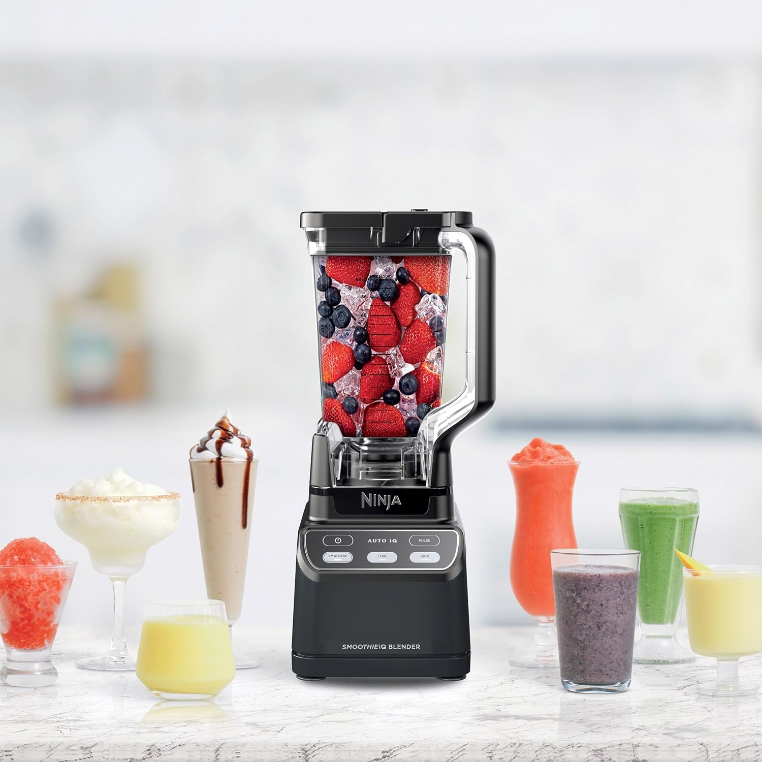 image:imageNinja Smoothie iQ Blender 1400 Watt Max 70 oz Jug AutoiQ Program Total Crushing Blades BPA Free Large CO750B Renewed