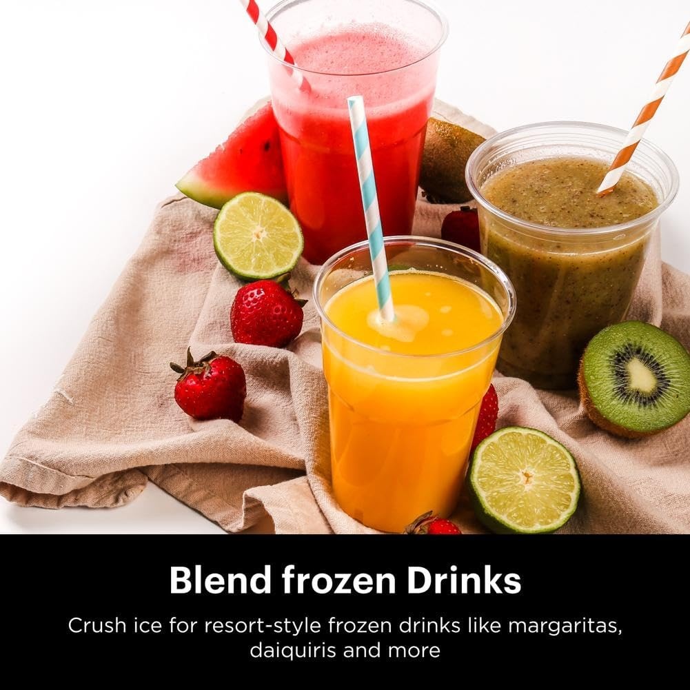 image:imageNinja UltraCrush Professional Blender 1000W 72oz Pitcher 3 Speeds BP201 1000W Total Crushing blades power through ice amp fruit XL 72oz pitcher 3 manual speeds plus pulse Dishwasher safeSilverBlack