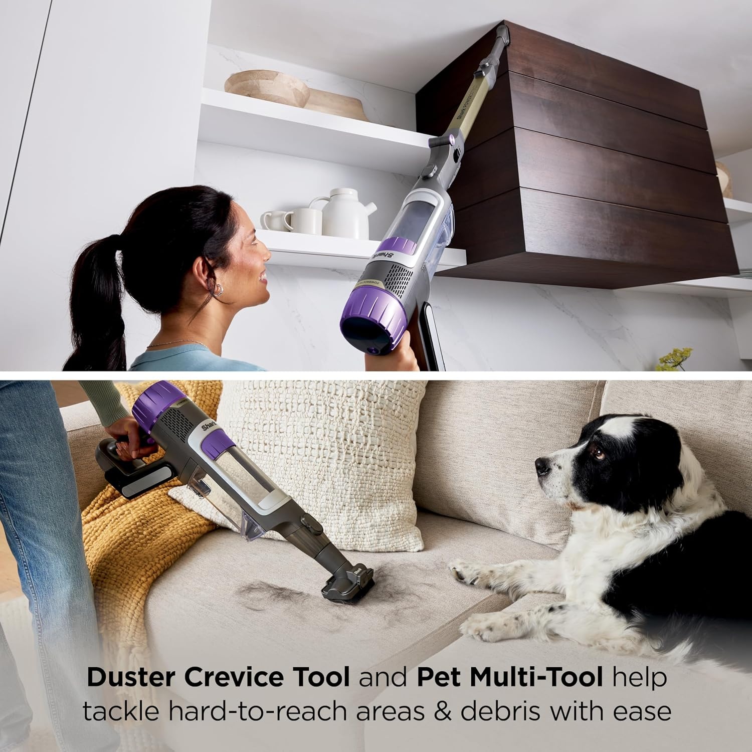 image:imageShark PowerDetect Clean amp Empty Cordless Stick Vacuum IP3251 AutoEmpty System Powerful Suction HEPA Filtration Carpet amp Hard Floor Portable for Pet Hair Dark GrayDark Gray