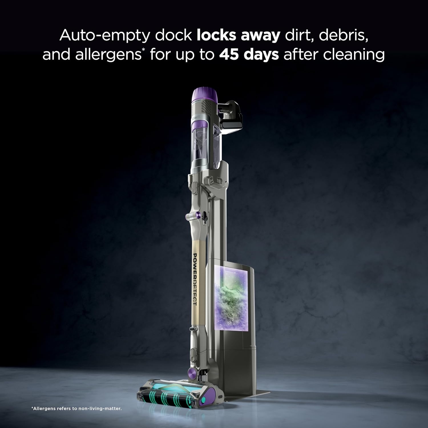 image:imageShark PowerDetect Clean amp Empty Cordless Stick Vacuum IP3251 AutoEmpty System Powerful Suction HEPA Filtration Carpet amp Hard Floor Portable for Pet Hair Dark GrayDark Gray