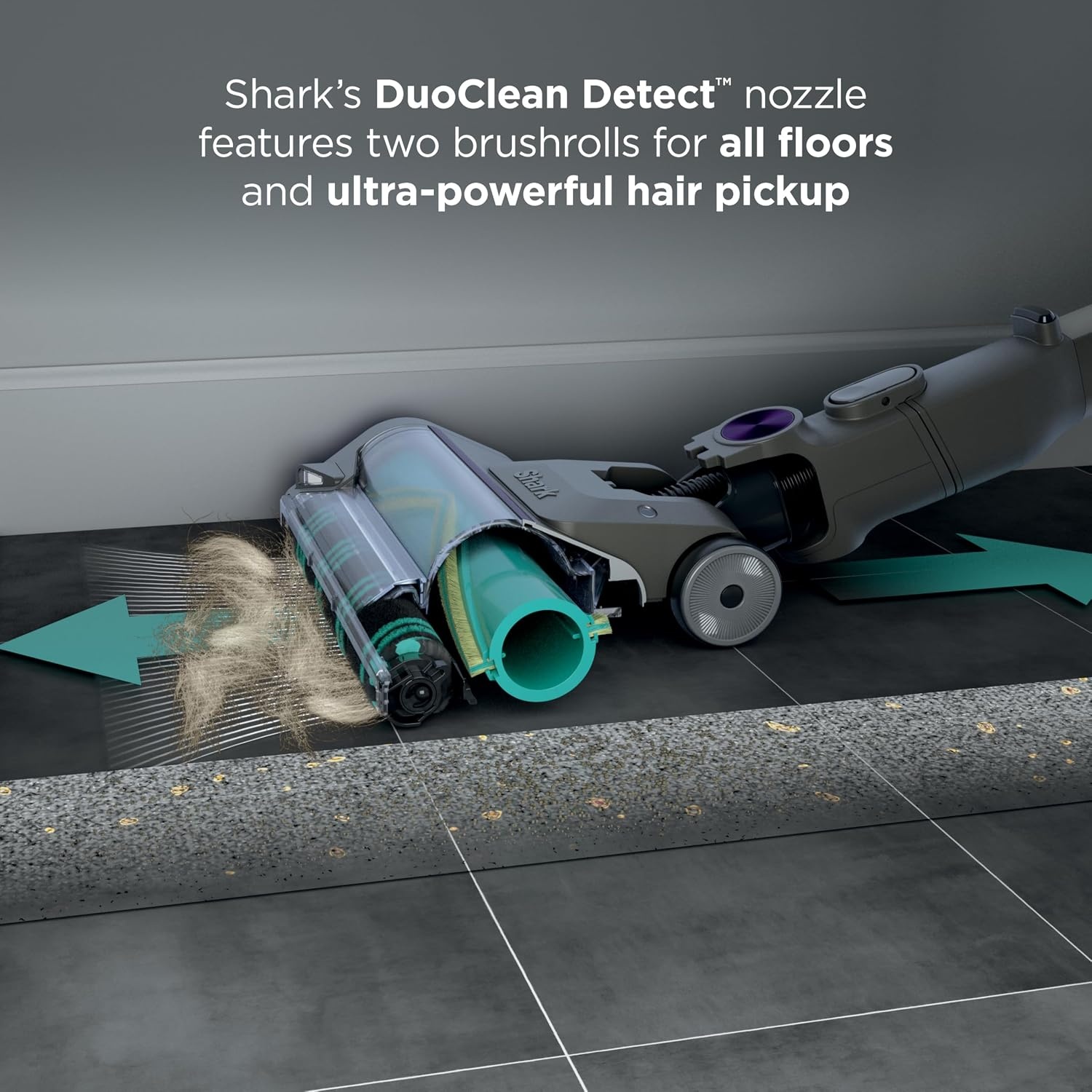image:imageShark PowerDetect Clean amp Empty Cordless Stick Vacuum IP3251 AutoEmpty System Powerful Suction HEPA Filtration Carpet amp Hard Floor Portable for Pet Hair Dark GrayGray