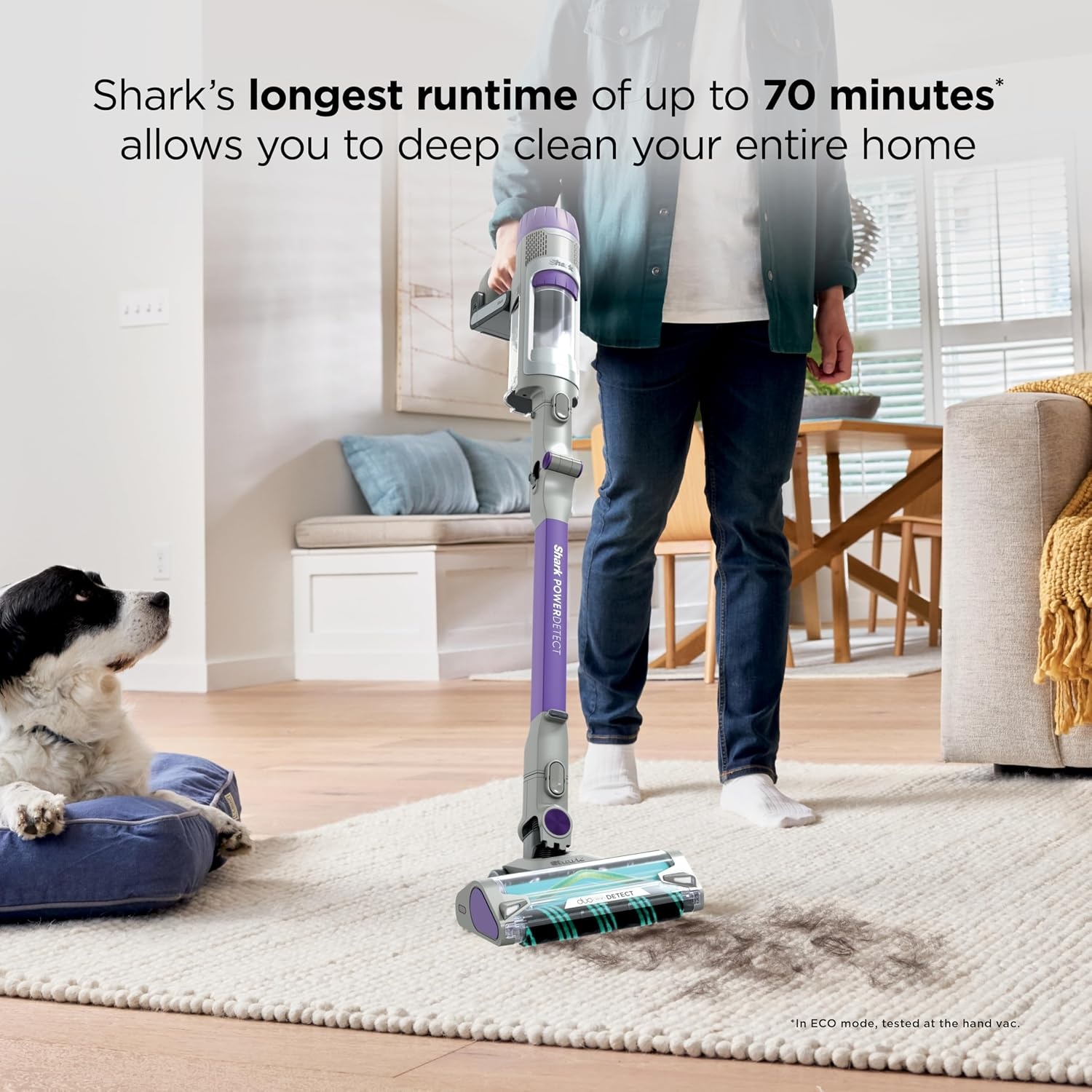 image:imageShark PowerDetect Clean amp Empty Cordless Stick Vacuum IP3251 AutoEmpty System Powerful Suction HEPA Filtration Carpet amp Hard Floor Portable for Pet Hair Dark GrayGray