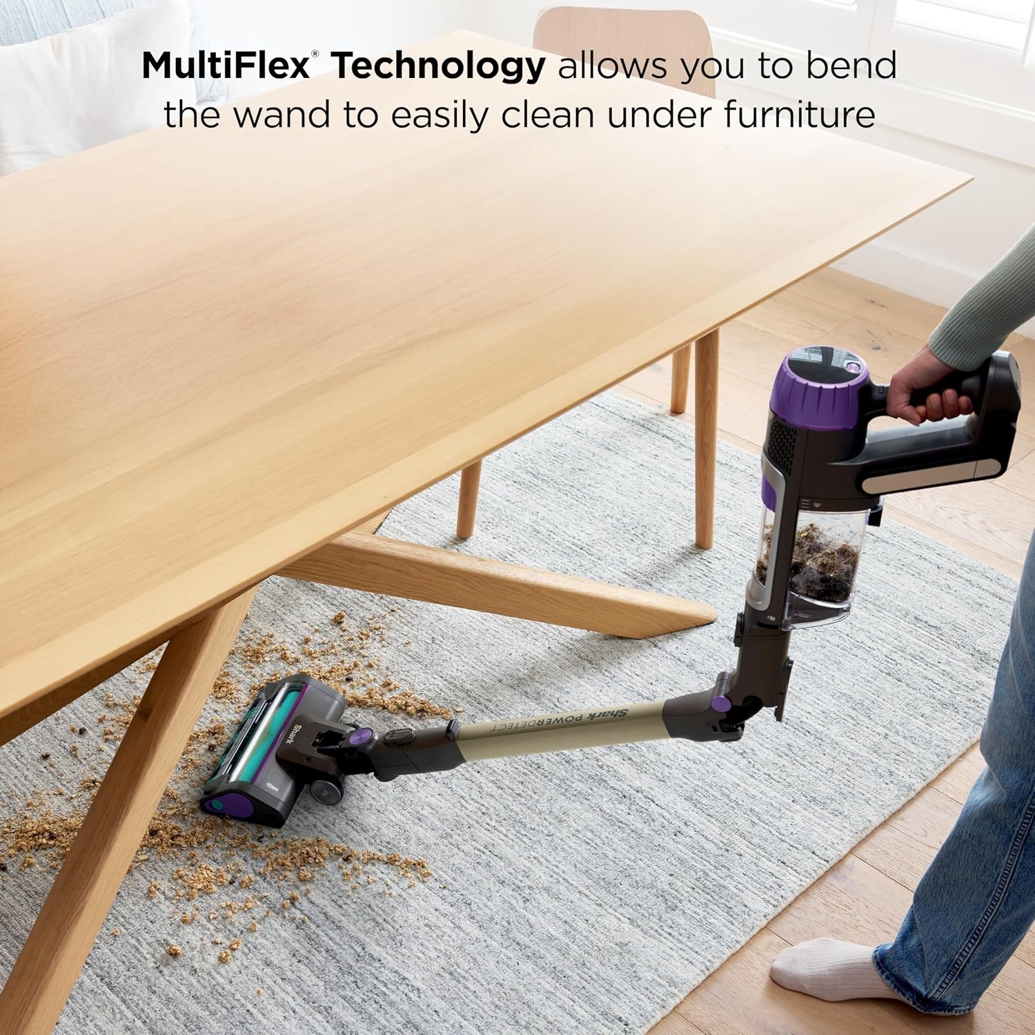 image:imageShark PowerDetect Clean amp Empty Cordless Stick Vacuum IP3251 AutoEmpty System Powerful Suction HEPA Filtration Carpet amp Hard Floor Portable for Pet Hair Dark GrayDark Gray