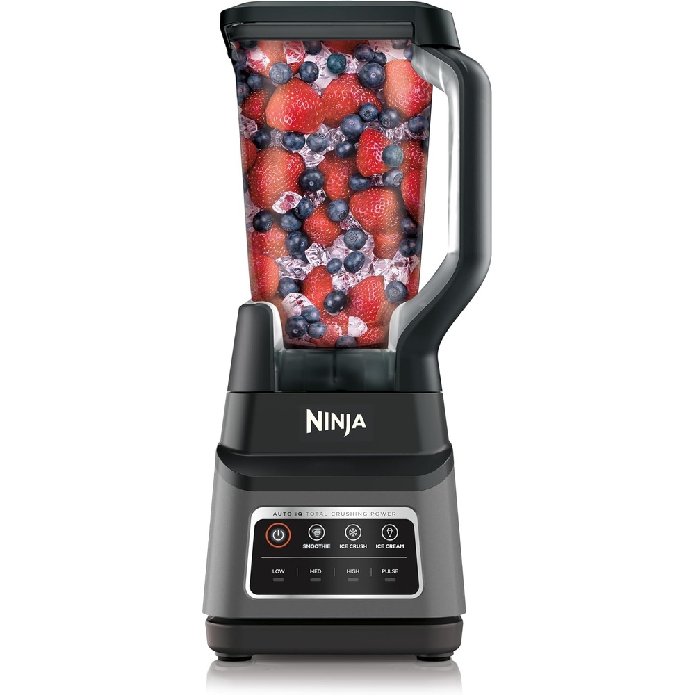 image:imageNinja BN751 Professional Plus DUO Blender 1400 Peak Watts 3 AutoIQ Programs for Smoothies Frozen Drinks amp Nutrient Extractions 72oz Total Crushing Pitcher amp 2 24 oz ToGo Cups Black 1400 peakwatt Total Crushing amp Extractor blades 3 AutoiQ programs for smoothies 72oz pitcher 2 24oz cupsPro Plus BlenderGrey