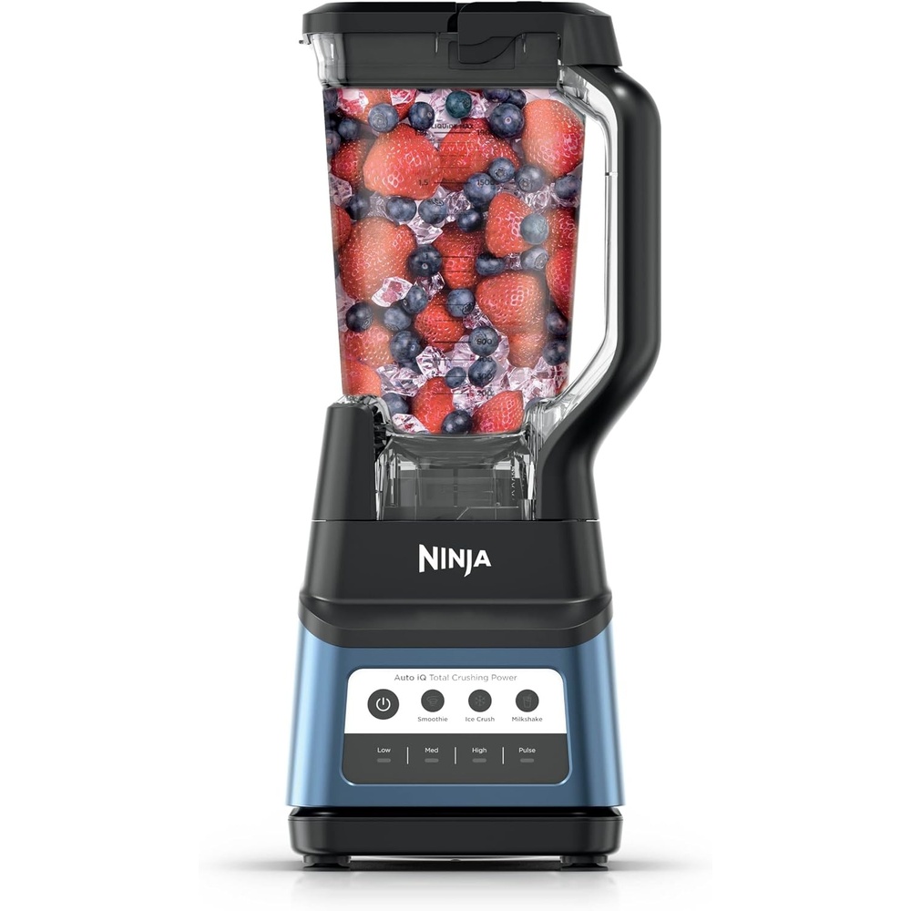 image:imageNinja BN751 Professional Plus DUO Blender 1400 Peak Watts 3 AutoIQ Programs for Smoothies Frozen Drinks amp Nutrient Extractions 72oz Total Crushing Pitcher amp 2 24 oz ToGo Cups Black 1400 peakwatt Total Crushing amp Extractor blades 3 AutoiQ programs for smoothies 72oz pitcher 2 24oz cupsPro Plus BlenderBlue