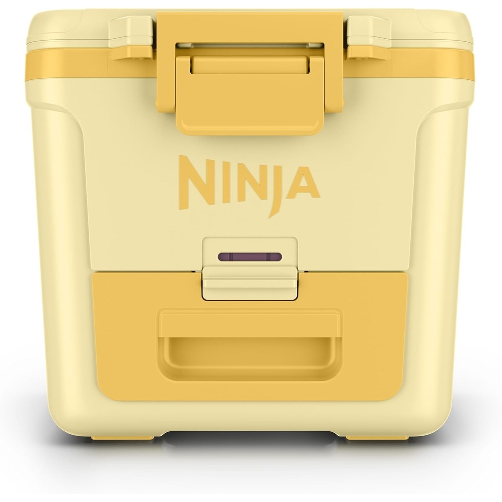 image:imageNinja FrostVault 30qt Cooler with Wheels Dry Storage Lakeshore Blue Ninja FrostVaults 30qt capacity holds 48 cans keeps food cool amp dry and rolls easily on allterrain wheelsDaffodil Daze