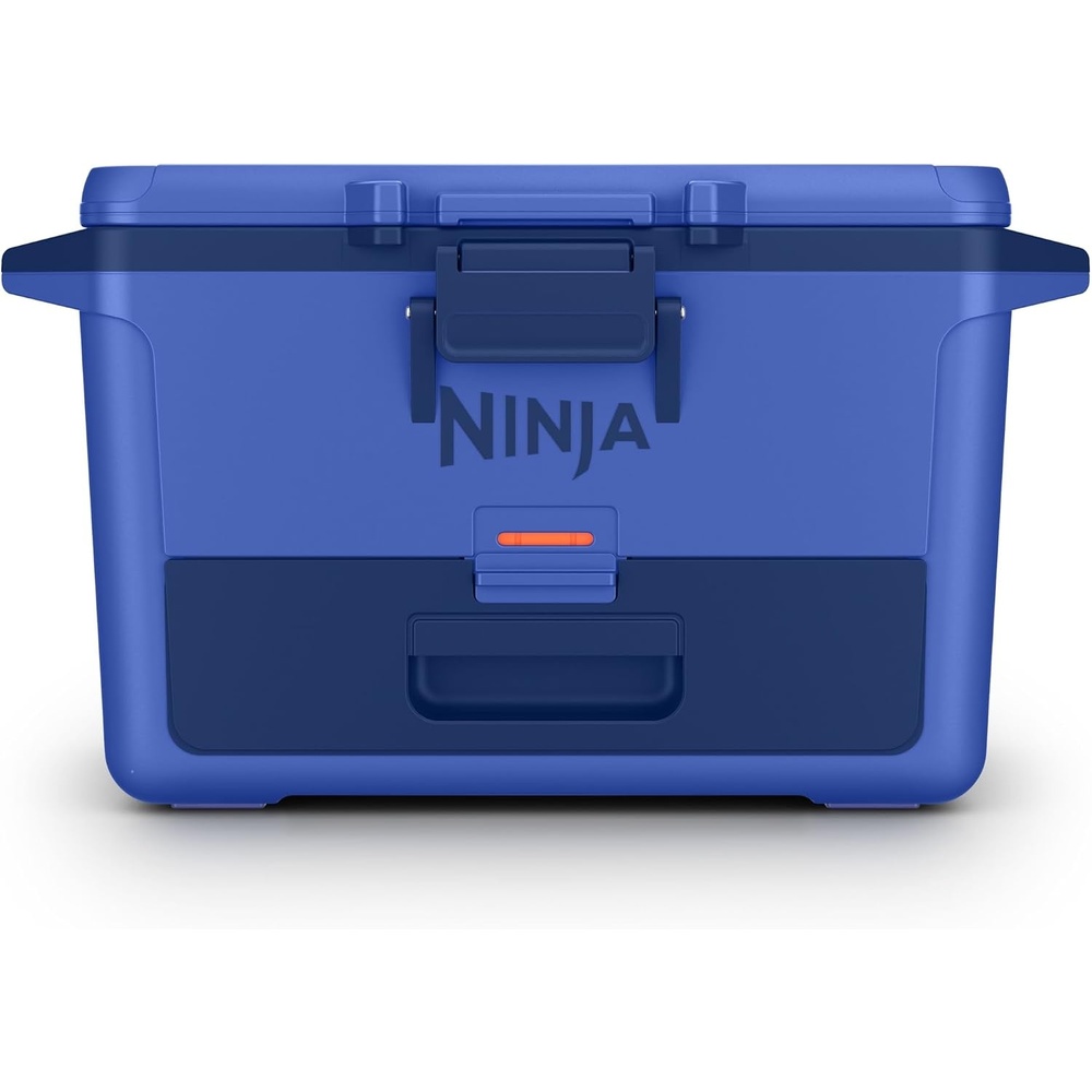image:imageNinja FrostVault 50qt Hard Cooler with Dry Storage Drawer Spanish Moss Ninja FrostVault keeps food cool dry amp separate under 40F for days with 50qt capacity holding up to 80 cansLuminous Blue