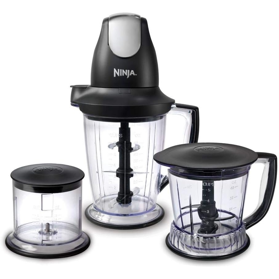 image:imageNinja QB1004 Master Prep 450Watt Professional Blender with 48 Oz Pitcher for Frozen Blending and SmoothiesBlack