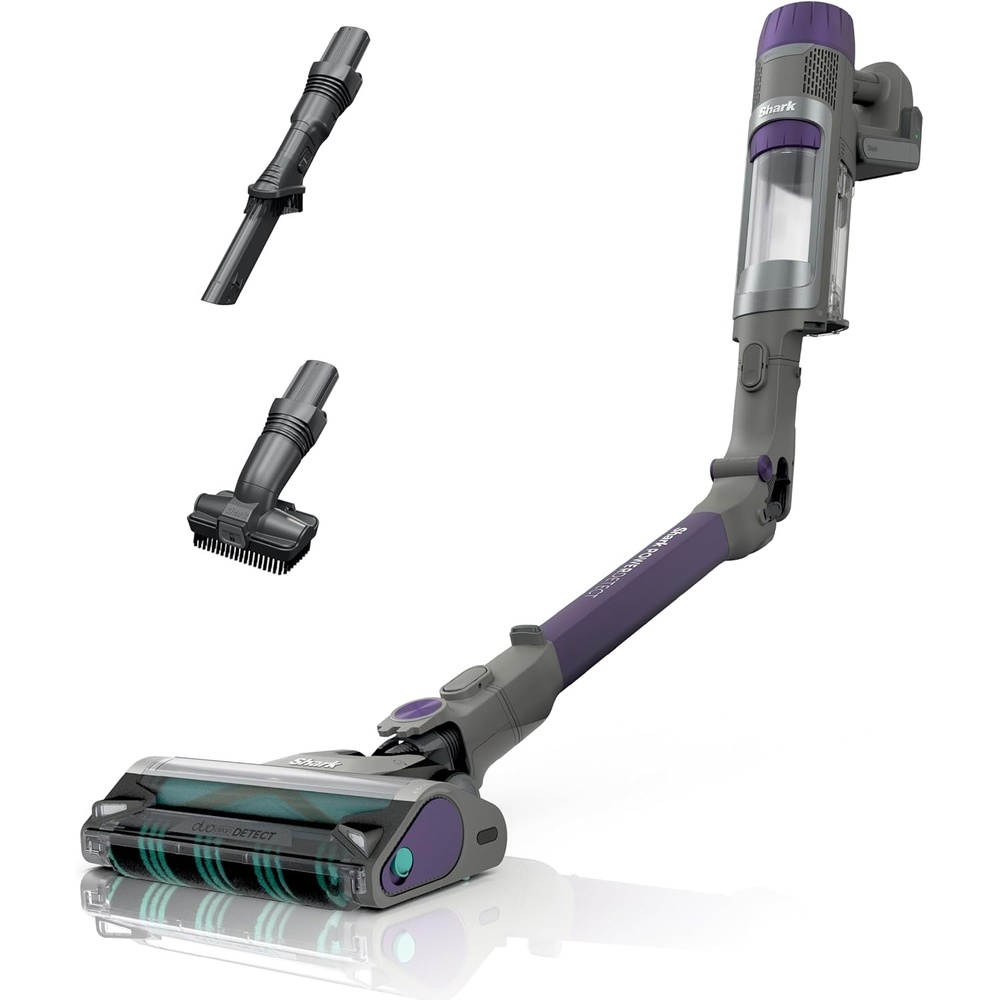 image:imageShark PowerDetect Clean amp Empty Cordless Stick Vacuum IP3251 AutoEmpty System Powerful Suction HEPA Filtration Carpet amp Hard Floor Portable for Pet Hair Dark GrayGray