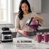 Ninja BN751 Professional Plus DUO Blender, 1400 Peak Watts, 3 Auto-IQ Programs for Smoothies, Frozen Drinks & Nutrient Extractions, 72-oz. Total Crushing Pitcher & (2) 24 oz. To-Go Cups, Black | 1400 peak-watt Total Crushing & Extractor blades. 3 Auto-iQ programs for smoothies. 72-oz pitcher + (2) 24-oz cups.(Pro Plus Kitchen System-Grey)