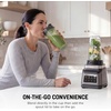 Ninja BN751 Professional Plus DUO Blender, 1400 Peak Watts, 3 Auto-IQ Programs for Smoothies, Frozen Drinks & Nutrient Extractions, 72-oz. Total Crushing Pitcher & (2) 24 oz. To-Go Cups, Black | 1400 peak-watt Total Crushing & Extractor blades. 3 Auto-iQ programs for smoothies. 72-oz pitcher + (2) 24-oz cups.(Pro Plus DUO Blend-Grey)