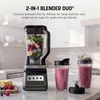 Ninja BN751 Professional Plus DUO Blender, 1400 Peak Watts, 3 Auto-IQ Programs for Smoothies, Frozen Drinks & Nutrient Extractions, 72-oz. Total Crushing Pitcher & (2) 24 oz. To-Go Cups, Black | 1400 peak-watt Total Crushing & Extractor blades. 3 Auto-iQ programs for smoothies. 72-oz pitcher + (2) 24-oz cups.(Pro Plus DUO Blend-Sand)