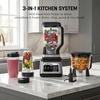 Ninja BN751 Professional Plus DUO Blender, 1400 Peak Watts, 3 Auto-IQ Programs for Smoothies, Frozen Drinks & Nutrient Extractions, 72-oz. Total Crushing Pitcher & (2) 24 oz. To-Go Cups, Black | 1400 peak-watt Total Crushing & Extractor blades. 3 Auto-iQ programs for smoothies. 72-oz pitcher + (2) 24-oz cups.(Pro Plus Kitchen System-Grey)
