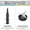 Ninja BN751 Professional Plus DUO Blender, 1400 Peak Watts, 3 Auto-IQ Programs for Smoothies, Frozen Drinks & Nutrient Extractions, 72-oz. Total Crushing Pitcher & 2 24oz To-Go Cups, Black (Renewed)