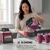 Ninja BN751 Professional Plus DUO Blender, 1400 Peak Watts, 3 Auto-IQ Programs for Smoothies, Frozen Drinks & Nutrient Extractions, 72-oz. Total Crushing Pitcher & (2) 24 oz. To-Go Cups, Black | 1400 peak-watt Total Crushing & Extractor blades. 3 Auto-iQ programs for smoothies. 72-oz pitcher + (2) 24-oz cups.(Pro Plus Kitchen System-Red)