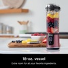 Ninja Blast Portable Blender, Cordless, 18oz Vessel, Lavender, BC151ML | USB-C rechargeable, cordless blending anywhere. BlastBlade crushes ice & frozen fruit. Leakproof sip lid, dishwasher safe.(Metallic Red)