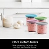 Ninja® CREAMi® 7-in-1 Ice Cream Maker, Ice Cream, Gelato & more, NC299AMZ | Ninja CREAMi transforms frozen bases into ice cream, sorbet and milkshakes at a button touch, from healthy to indulgent.(CREAMi NC2/NC3 Pints – 4 pack)
