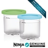 Ninja® CREAMi® 7-in-1 Ice Cream Maker, Ice Cream, Gelato & more, NC299AMZ | Ninja CREAMi transforms frozen bases into ice cream, sorbet and milkshakes at a button touch, from healthy to indulgent.(CREAMi NC2/NC3 Pints – 2 pack)
