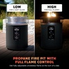 Ninja Fireside360 Fire Pit/Heater, 80,000 BTU, 3 Modes, Rust | Ninja Fireside360 offers flame, heat, or both with up to 80,000 BTUs, hassle-free dial control, and smokeless design(Black)
