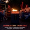 Ninja Fireside360 Fire Pit/Heater, 80,000 BTU, 3 Modes, Rust | Ninja Fireside360 offers flame, heat, or both with up to 80,000 BTUs, hassle-free dial control, and smokeless design(Cyberspace)
