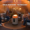 Ninja Fireside360 Fire Pit/Heater, 80,000 BTU, 3 Modes, Rust | Ninja Fireside360 offers flame, heat, or both with up to 80,000 BTUs, hassle-free dial control, and smokeless design(Stainless Steel)
