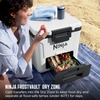 Ninja FrostVault 30qt Cooler with Wheels, Dry Storage, Lakeshore Blue | Ninja FrostVault’s 30-qt capacity holds 48 cans, keeps food cool & dry, and rolls easily on all-terrain wheels(Mourning Dove)