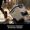 Ninja FrostVault 30qt Cooler with Wheels, Dry Storage, Lakeshore Blue | Ninja FrostVault’s 30-qt capacity holds 48 cans, keeps food cool & dry, and rolls easily on all-terrain wheels(Birch Beige)